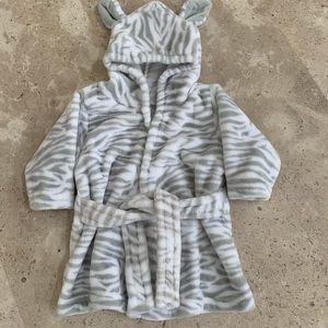 HB Bathrobe with Zebra pattern
